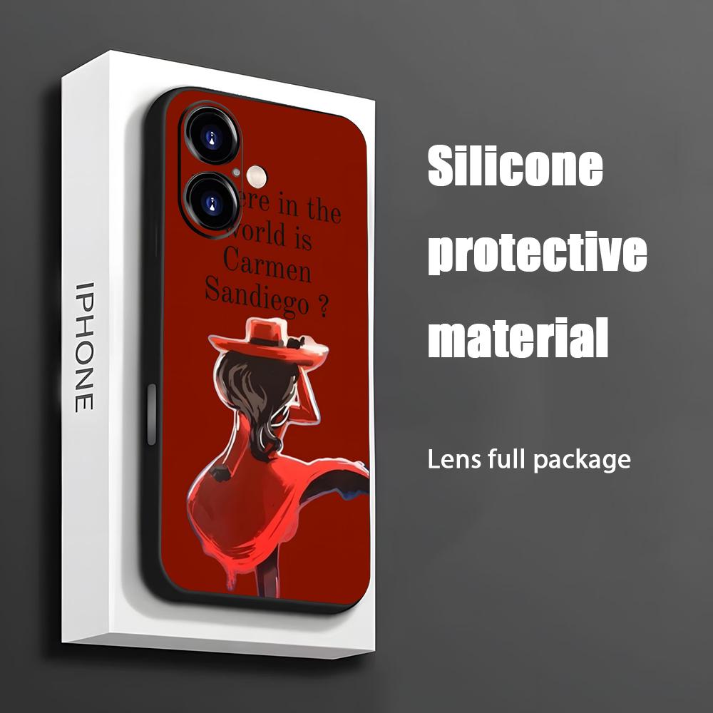 Apple Iphone 15 - Coque de téléphone dessin animé Carmen