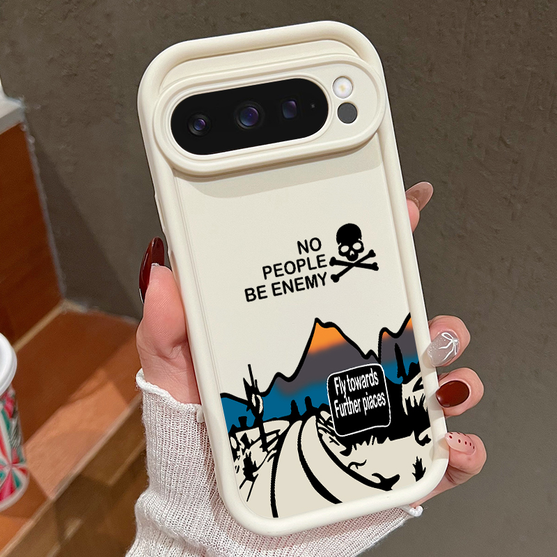 Google Pixel 9 - Coque de téléphone à motifs de