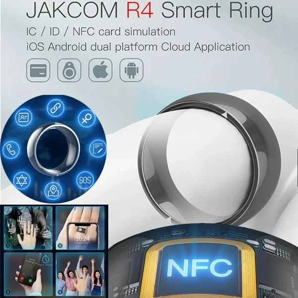 Smart Ring Nfc Pay - Jakcom-Anneau intelligent R4 en acier inoxydable,