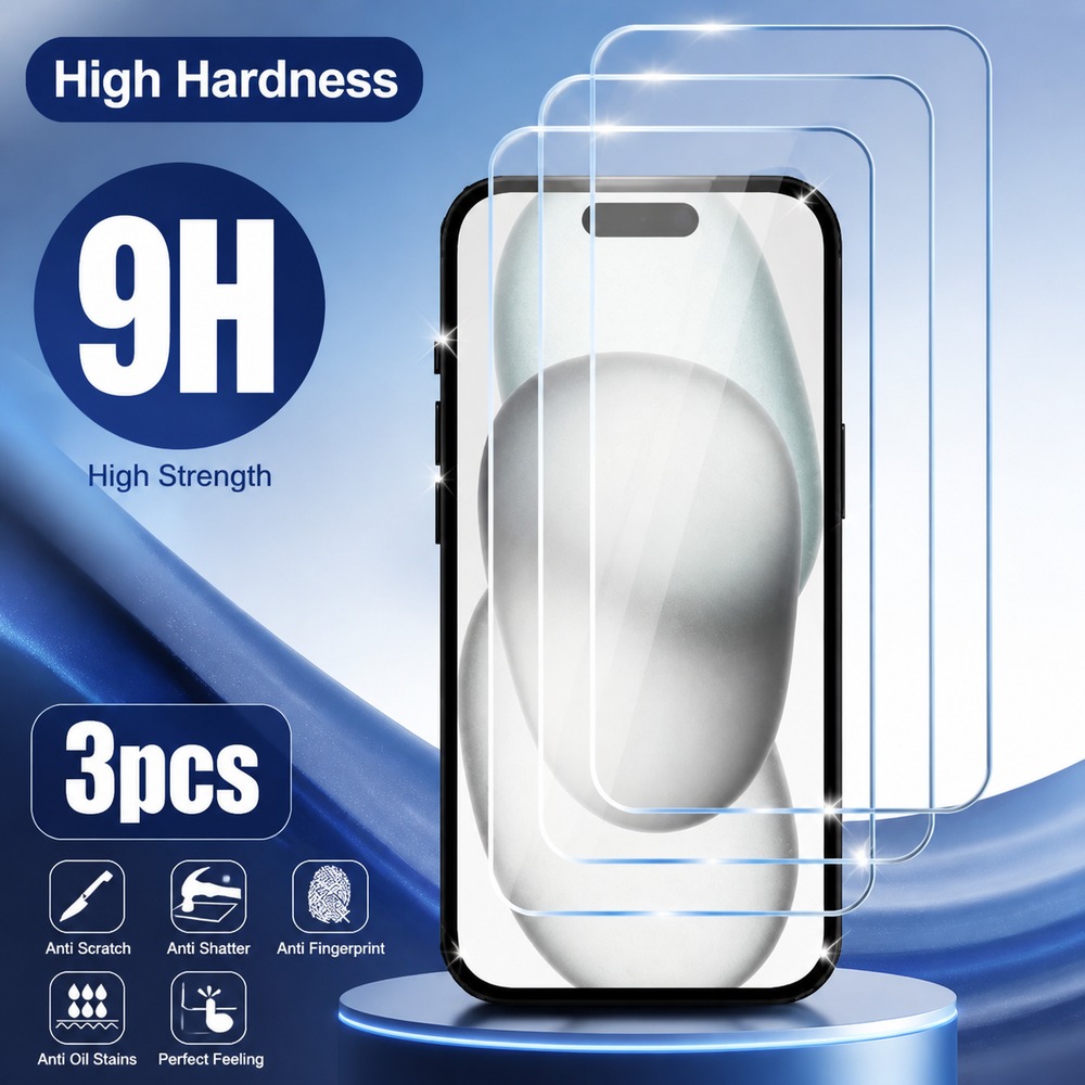 Realme Gt 6 - 3 pièces de verre trempé pour