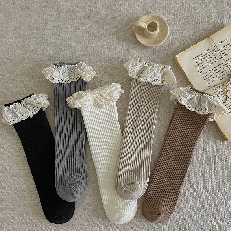 Chaussettes hautes à volants p - Baby Sock Oximeter avis et prix