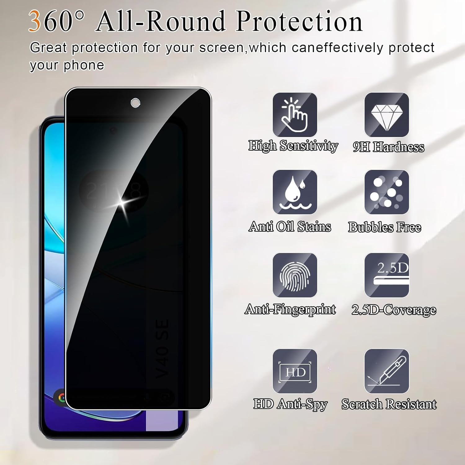 Pour VIVO V40 SE Film de prote - Vivo V40 avis et prix