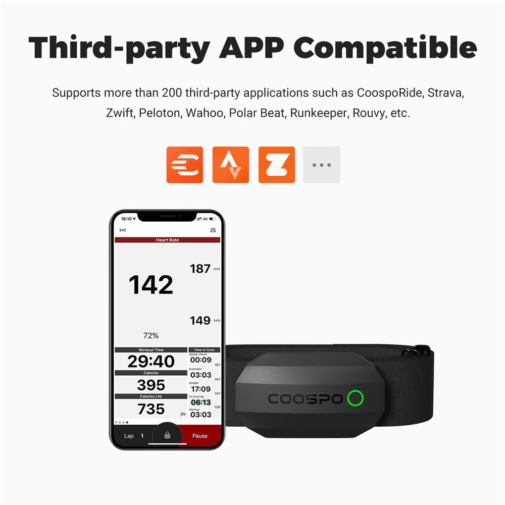 COOSPO H808S capteur de fréque - Breath Rate Monitor avis et prix